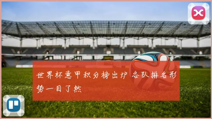 世界杯意甲积分榜出炉 各队排名形势一目了然
