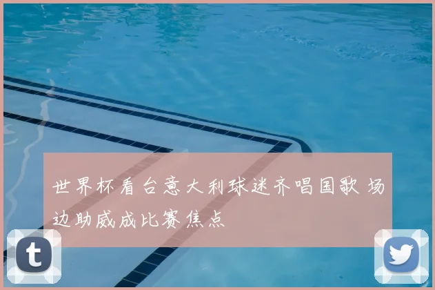 世界杯看台意大利球迷齐唱国歌 场边助威成比赛焦点